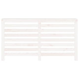 Cache-radiateur Blanc 153x19x84 cm Bois massif de pin