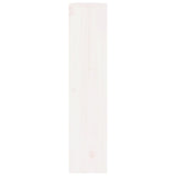 Cache-radiateur Blanc 153x19x84 cm Bois massif de pin