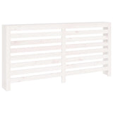 Cache-radiateur Blanc 169x19x84 cm Bois massif de pin