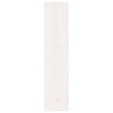 Cache-radiateur Blanc 169x19x84 cm Bois massif de pin