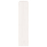 Cache-radiateur Blanc 210x21x85 cm Bois massif de pin