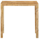 Table de bar 112x55x108 cm Bois de manguier massif