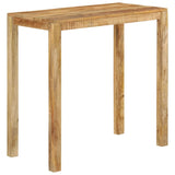 Table de bar 112x55x108 cm Bois de manguier massif