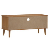 Meuble TV MOLDE Marron 106x40x49 cm Bois de pin massif