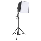 Photo studio kit with lighting and background screen