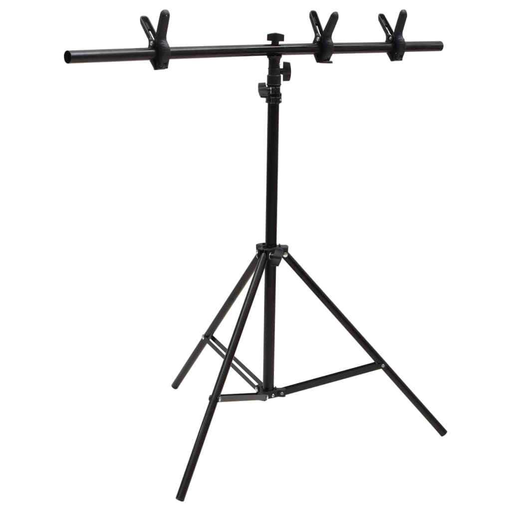 Photo studio kit with lighting and background screen