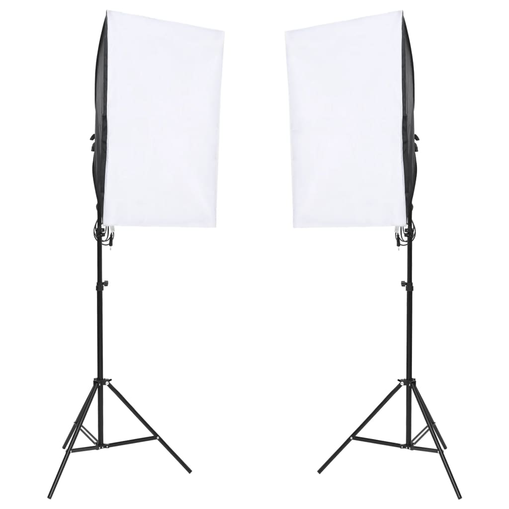 Kit de studio photo avec éclairage et écran de fond