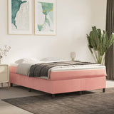 Slatted bed base with mattress Rose 140x190 cm Velvet