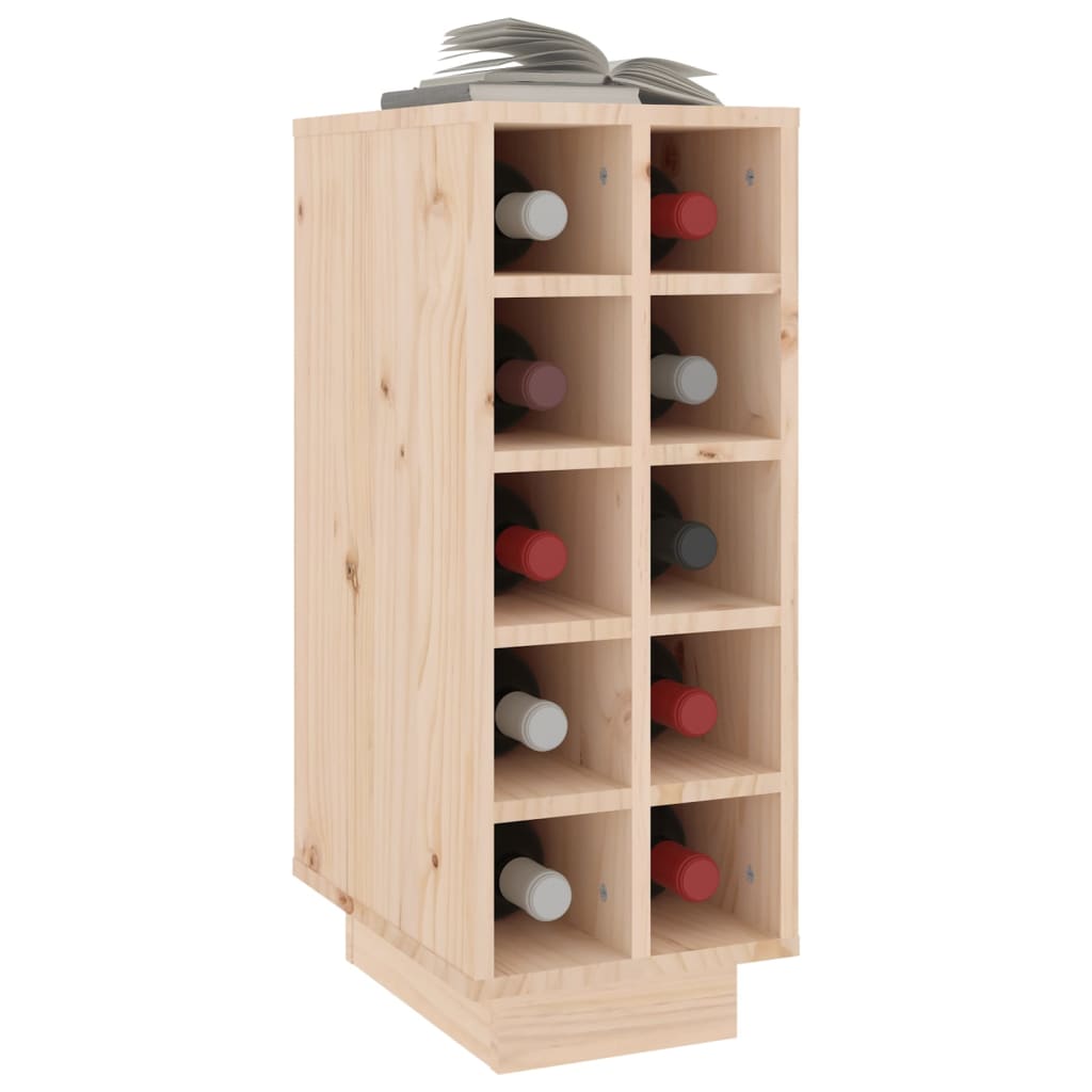 Weinschrank 23x34x61 cm Massives Kiefernholz