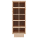 Weinschrank 23x34x61 cm Massives Kiefernholz