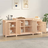 Sideboard 164x37x68 cm Solid pine wood