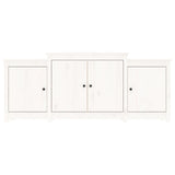 Buffet Blanc 164x37x68 cm Bois massif de pin