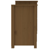 Buffet Marron miel 164x37x68 cm Bois massif de pin