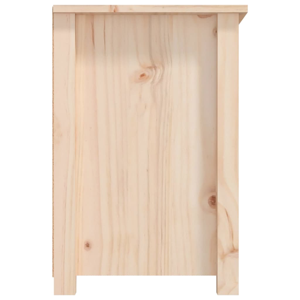 Meuble TV 79x35x52 cm Bois de pin massif