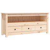 Meuble TV 114x35x52 cm Bois de pin massif