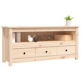 Meuble TV 114x35x52 cm Bois de pin massif