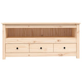 Meuble TV 114x35x52 cm Bois de pin massif