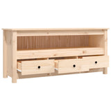 Meuble TV 114x35x52 cm Bois de pin massif