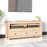 Meuble TV 114x35x52 cm Bois de pin massif