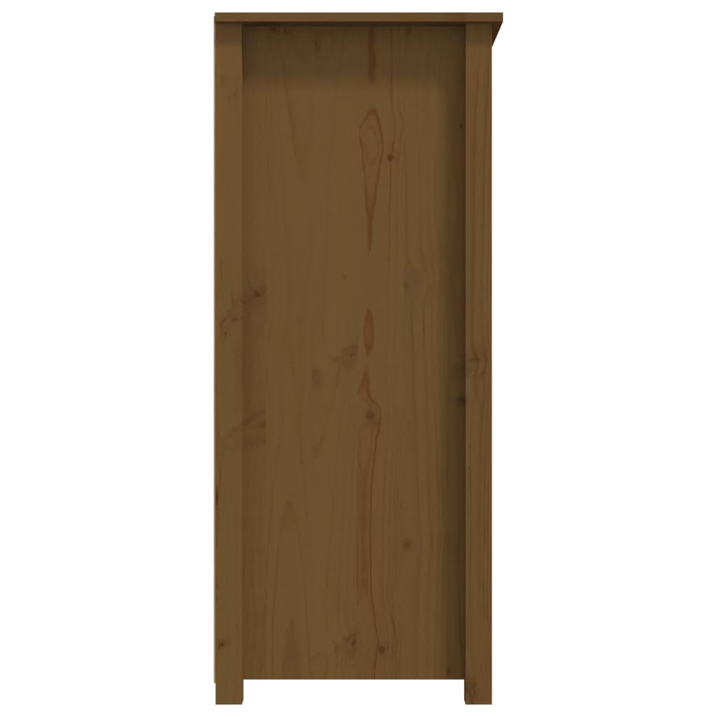 Buffet Marron miel 83x41,5x100 cm Bois massif de pin