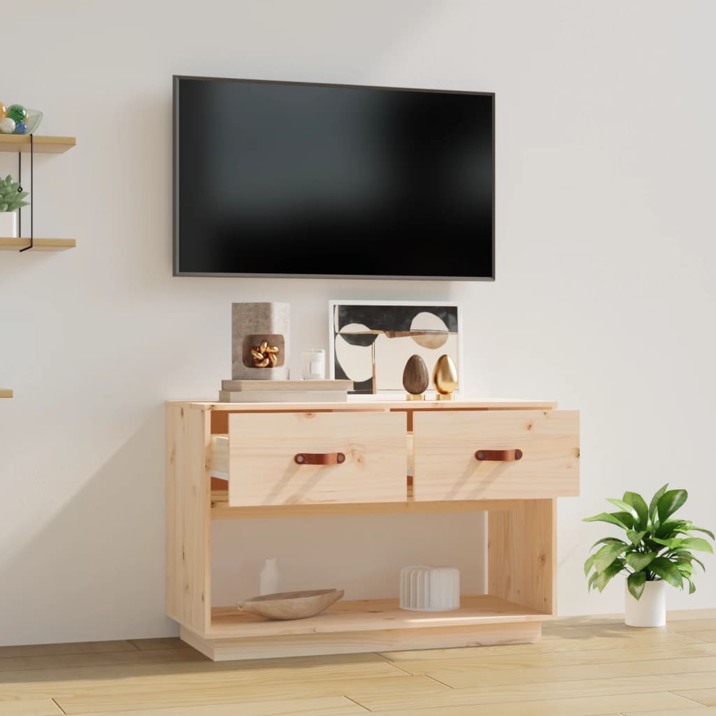 TV cabinet 90x40x60 cm Solid pine wood