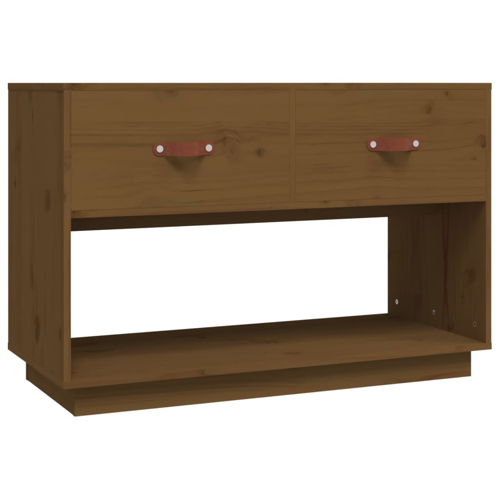 Honey Brown TV Cabinet 90x40x60 cm Solid Pine Wood