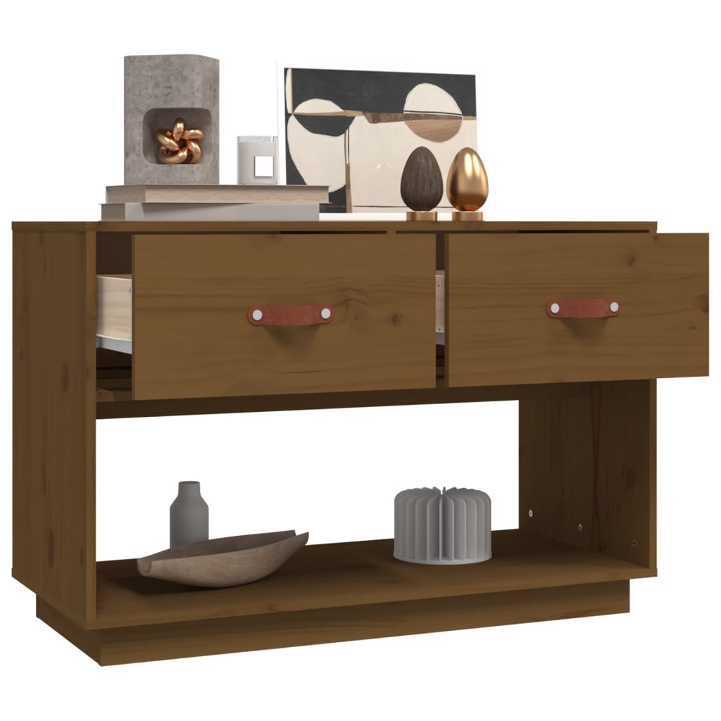 Honey Brown TV Cabinet 90x40x60 cm Solid Pine Wood