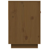 Meuble TV Marron miel 90x40x60 cm Bois de pin massif