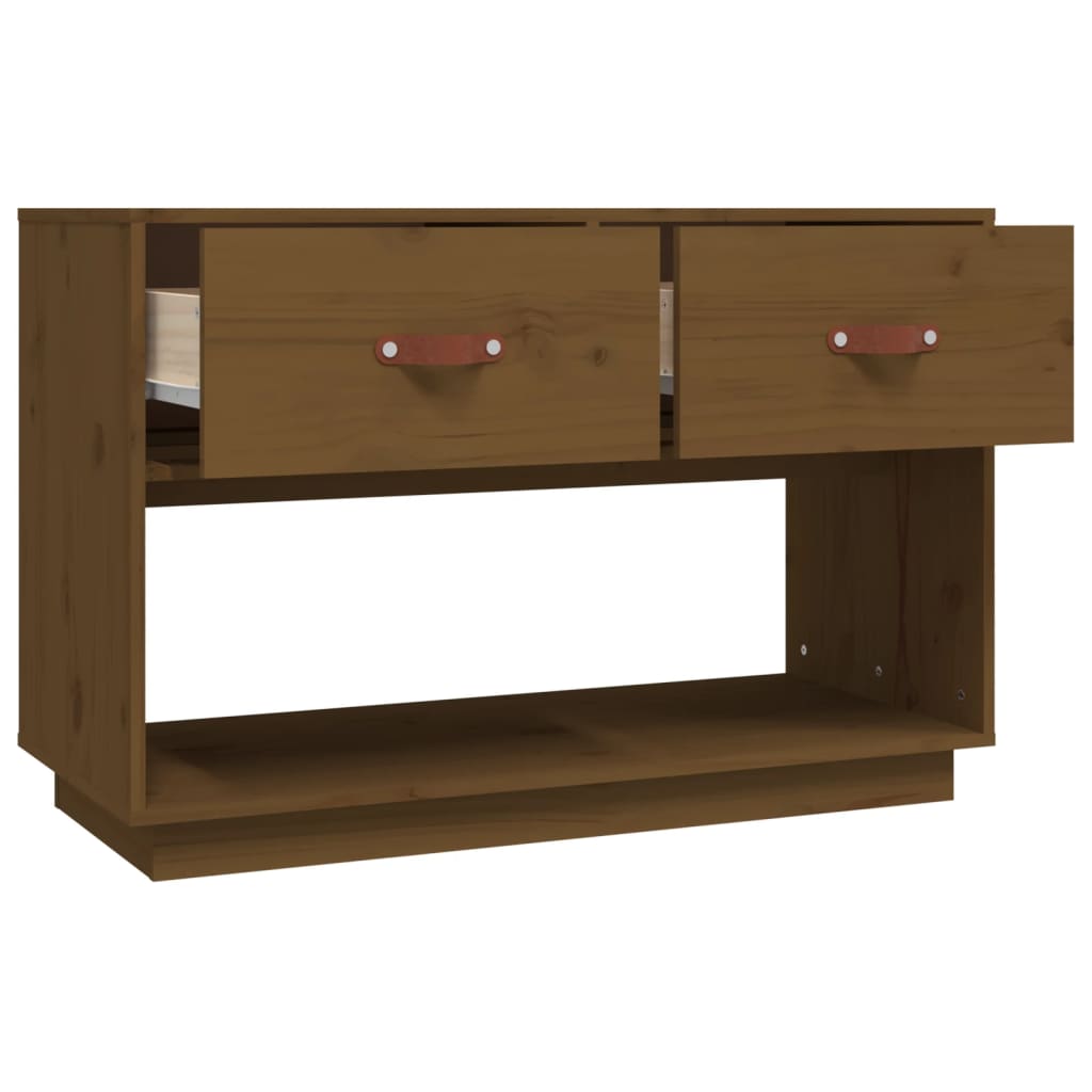 Honey Brown TV Cabinet 90x40x60 cm Solid Pine Wood