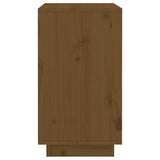 Armoire à vin Marron miel 55,5x34x61 cm Bois de pin massif