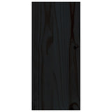 Armoire à vin Noir 56x25x56 cm Bois de pin massif