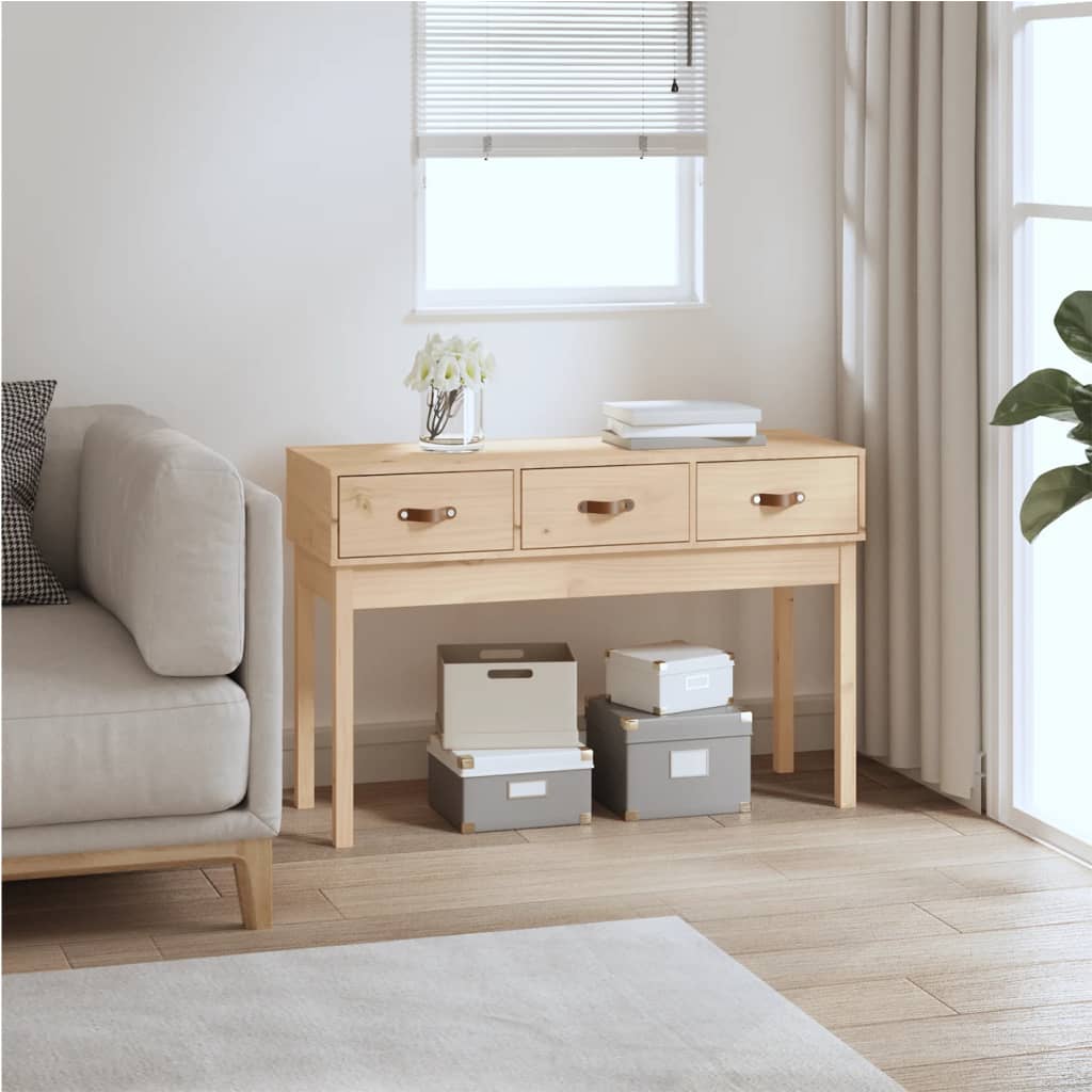 Console table 114x40x75 cm Solid pine wood