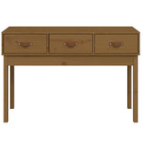 Console table Honey brown 114x40x75 cm Solid pine wood