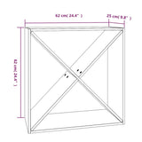 Armoire à vin 62x25x62 cm Bois de pin massif