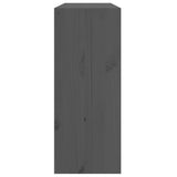 Armoire à vin Gris 62x25x62 cm Bois de pin massif