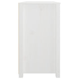 Armoire latérale Blanc 100x40x72 cm Bois de pin massif