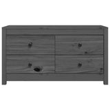 Side cabinet Grey 100x40x54 cm Solid pine wood