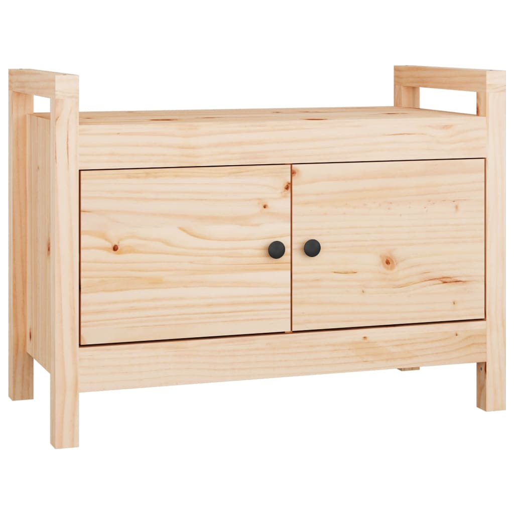 Banc d'entrée 80x40x60 cm Bois de pin massif