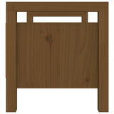 Banc d'entrée Marron miel 80x40x43 cm Bois de pin massif