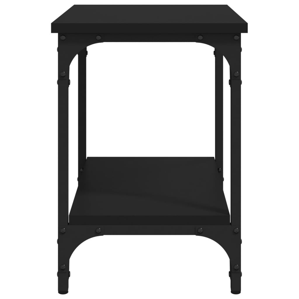 Table d'appoint Noir 40x30x42 cm Bois d'ingénierie