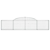 Paniers à gabions arqués 13 pcs 300x30x60/80 cm Fer galvanisé