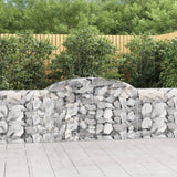 Arched Gabion Baskets 12 pcs 300x30x80/100 cm Galvanized Iron