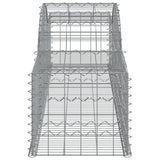 Arched Gabion Baskets 11 pcs 300x50x40/60 cm Galvanized Iron