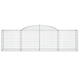 Arched Gabion Baskets 11 pcs 300x50x80/100 cm Galvanized Iron