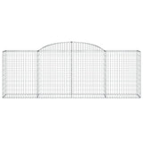 Arched Gabion Baskets 12 pcs 300x50x100/120 cm Galvanized Iron