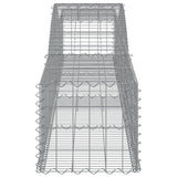 Paniers à gabions arqués 3 pcs 400x50x40/60 cm Fer galvanisé