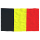 Belgium flag and pole 6.23 m Aluminum