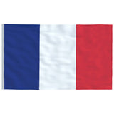 Flag of France and mast 6.23 m Aluminum