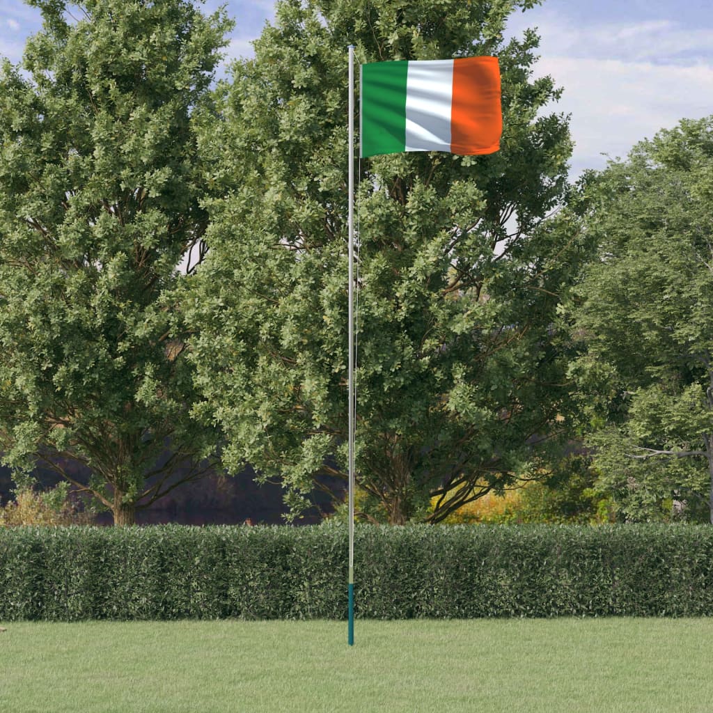 Drapeau de l'Irlande et mât 6,23 m Aluminium