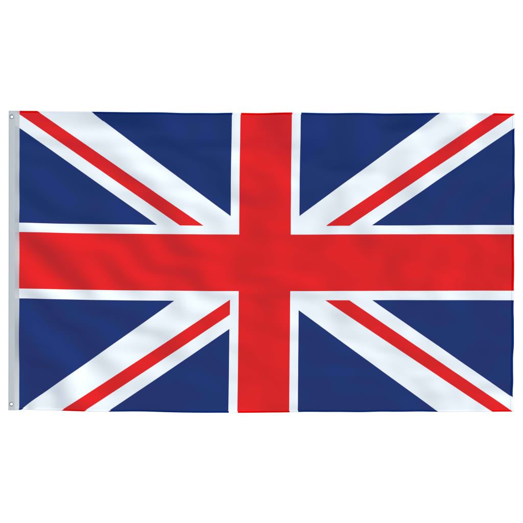 UK Flag and Pole 6.23m Aluminium